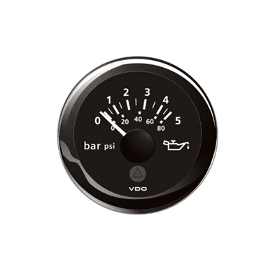 Veratron ViewLine – 52mm Black Engine Oil Pressure 5Bar-80PSI – 12-24V DLRB Veratron ViewLine - 52mm Black Engine Oil Pressure 5Bar-80PSI - 12-24V DLRB